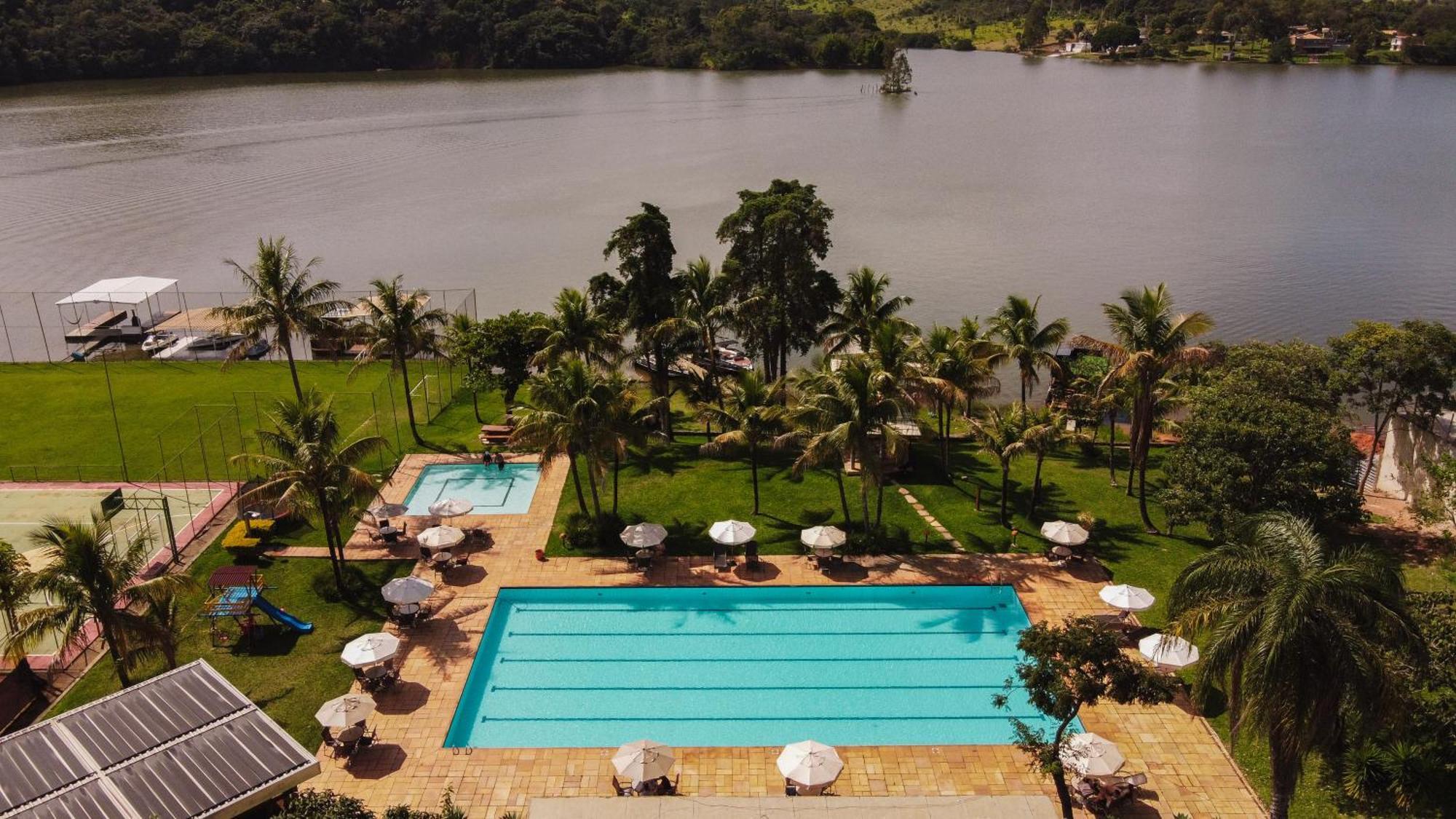 Hotel Lago Do Sol Itaúna Exteriör bild